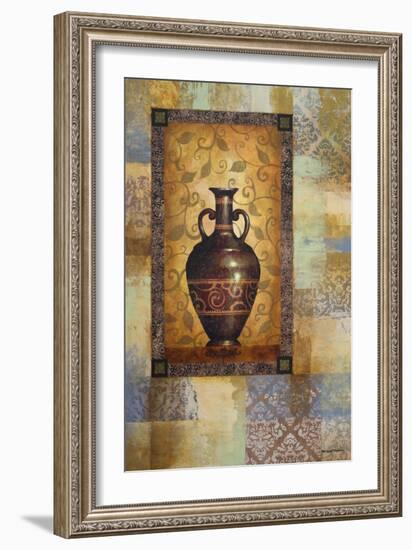 Deep Crimson Vessel II-Michael Marcon-Framed Art Print