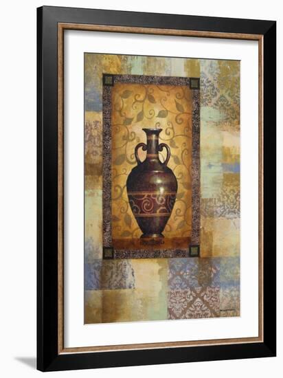 Deep Crimson Vessel II-Michael Marcon-Framed Art Print