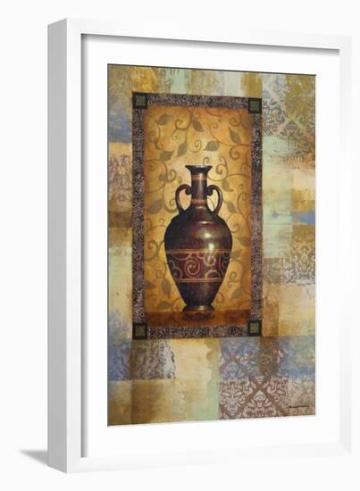 Deep Crimson Vessel II-Michael Marcon-Framed Art Print