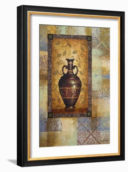 Deep Crimson Vessel II-Michael Marcon-Framed Art Print