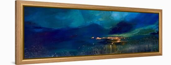 Deep Dive Seascape.-Emma Catherine Debs-Framed Stretched Canvas