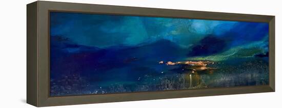 Deep Dive Seascape.-Emma Catherine Debs-Framed Stretched Canvas