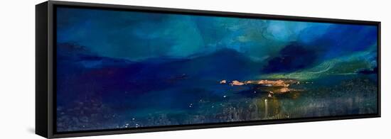 Deep Dive Seascape.-Emma Catherine Debs-Framed Stretched Canvas