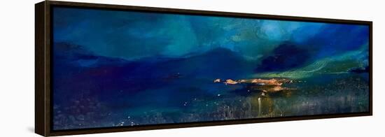 Deep Dive Seascape.-Emma Catherine Debs-Framed Stretched Canvas