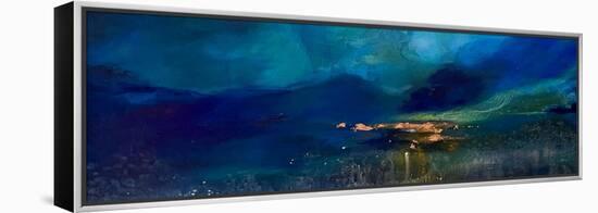 Deep Dive Seascape.-Emma Catherine Debs-Framed Stretched Canvas