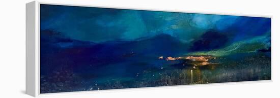 Deep Dive Seascape.-Emma Catherine Debs-Framed Stretched Canvas