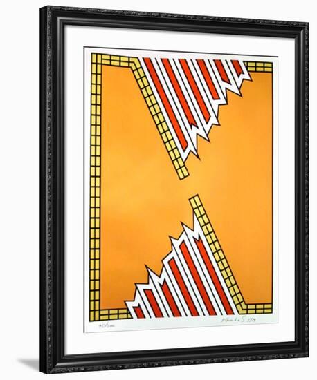 Deep Down Orange-Nicholas Krushenick-Framed Limited Edition