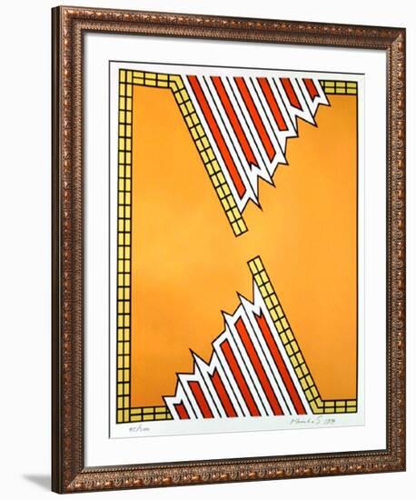 Deep Down Orange-Nicholas Krushenick-Framed Limited Edition