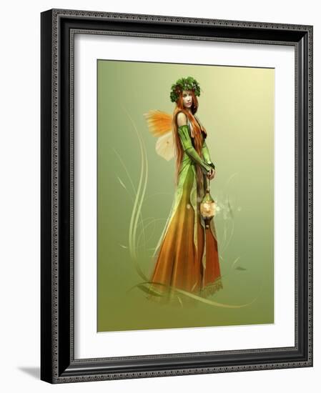 Deep Forest Elf-Atelier Sommerland-Framed Art Print