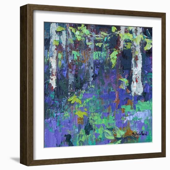 Deep in the Bluebell Wood-Sylvia Paul-Framed Giclee Print