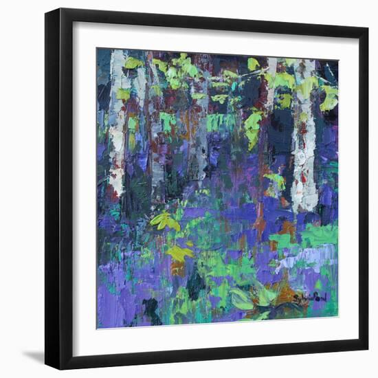 Deep in the Bluebell Wood-Sylvia Paul-Framed Giclee Print