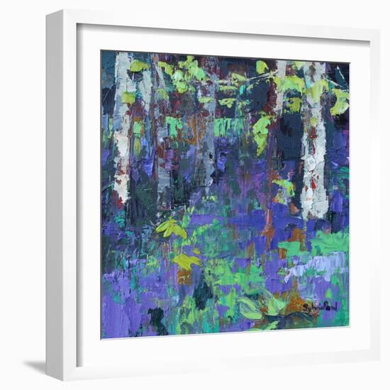 Deep in the Bluebell Wood-Sylvia Paul-Framed Giclee Print