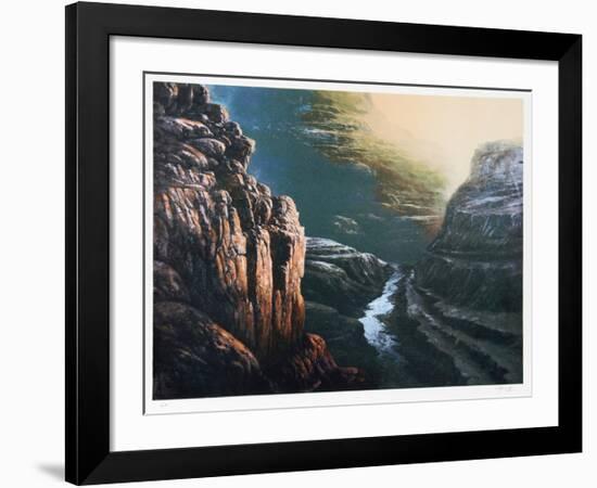 Deep in the Canyon-Jorge Tarallo-Framed Collectable Print