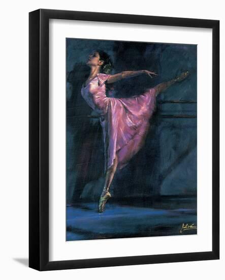 Deep Pink-Jin G. Kam-Framed Art Print