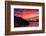 Deep Red Sunset at Treasure Island, San Francisco Bay Bridge-Vincent James-Framed Photographic Print