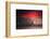 Deep Red Sunset Downtown San Francisco Bay Treasure Island-Vincent James-Framed Photographic Print