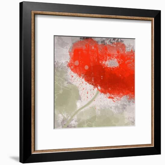 Deep Red-Irena Orlov-Framed Art Print