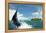 Deep-Sea Fisherman Hook a Swordfish-null-Framed Premier Image Canvas