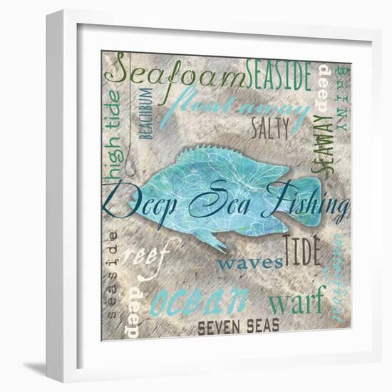 Deep Sea Fishing-Bee Sturgis-Framed Art Print