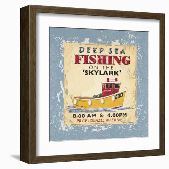 Deep Sea Fishing-Martin Wiscombe-Framed Art Print