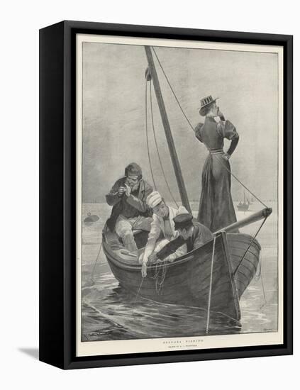 Deep-Sea Fishing-Richard Caton Woodville II-Framed Premier Image Canvas