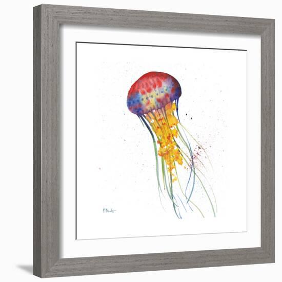 Deep Sea Jellies I-Paul Brent-Framed Art Print