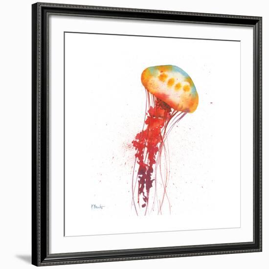 Deep Sea Jellies II-Paul Brent-Framed Art Print