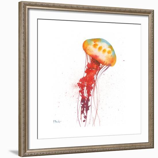 Deep Sea Jellies II-Paul Brent-Framed Art Print