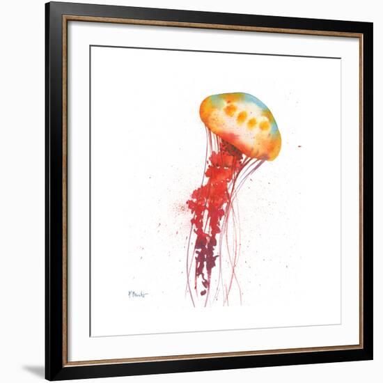 Deep Sea Jellies II-Paul Brent-Framed Art Print