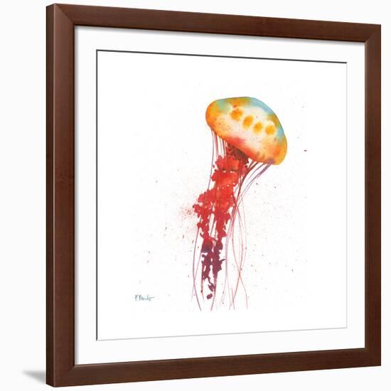 Deep Sea Jellies II-Paul Brent-Framed Art Print