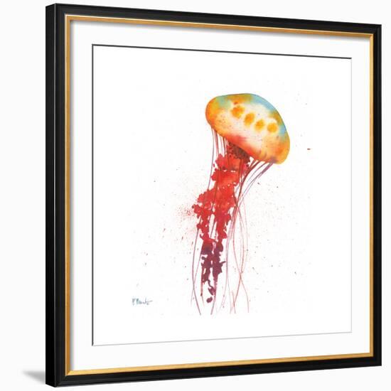 Deep Sea Jellies II-Paul Brent-Framed Art Print