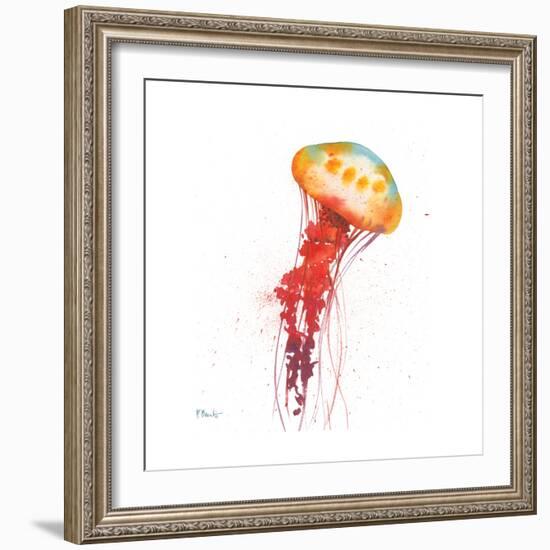 Deep Sea Jellies II-Paul Brent-Framed Art Print