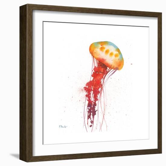 Deep Sea Jellies II-Paul Brent-Framed Art Print