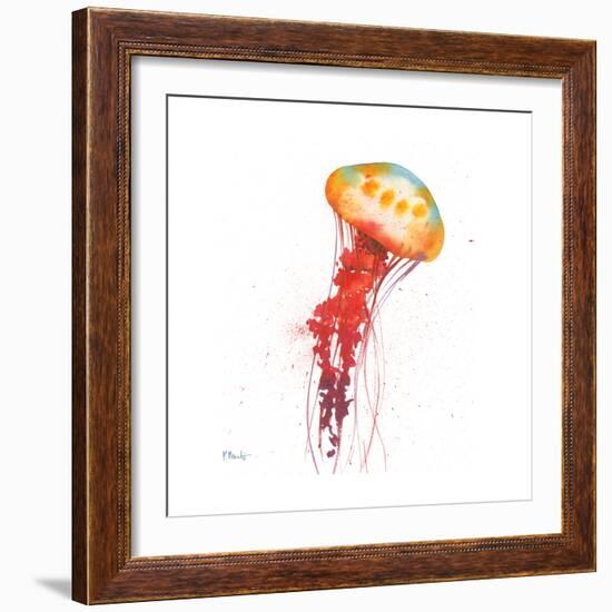 Deep Sea Jellies II-Paul Brent-Framed Art Print