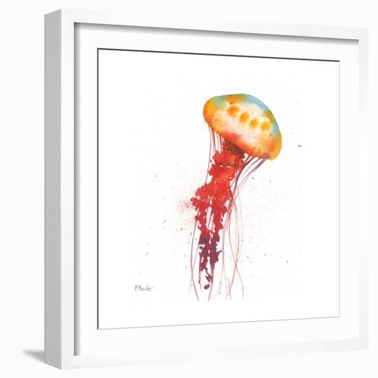 Deep Sea Jellies II-Paul Brent-Framed Art Print