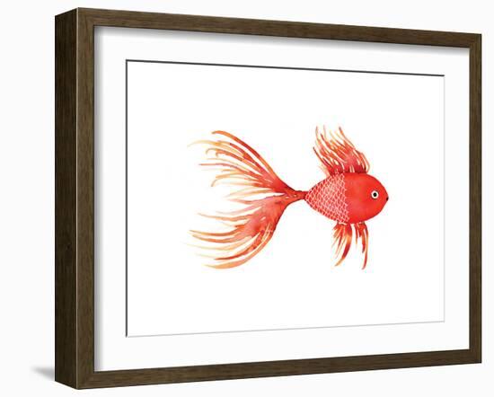 Deep Sea Red Fish-Sara Berrenson-Framed Art Print