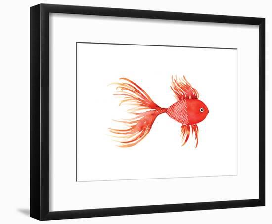 Deep Sea Red Fish-Sara Berrenson-Framed Art Print