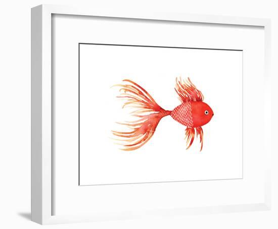 Deep Sea Red Fish-Sara Berrenson-Framed Art Print