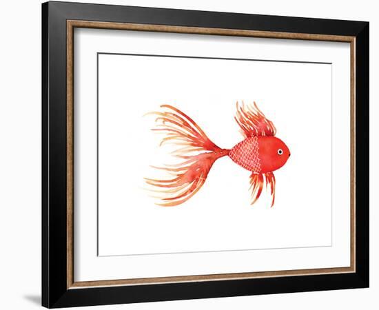 Deep Sea Red Fish-Sara Berrenson-Framed Art Print