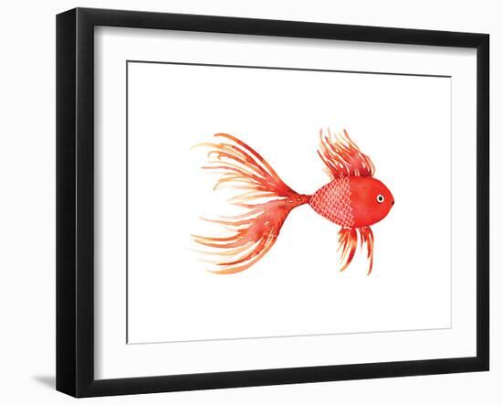 Deep Sea Red Fish-Sara Berrenson-Framed Art Print