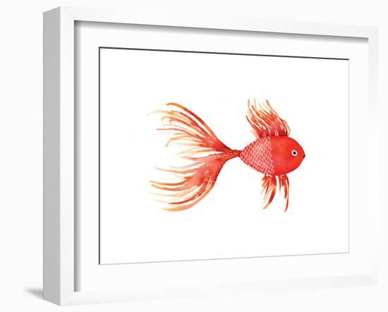 Deep Sea Red Fish-Sara Berrenson-Framed Art Print