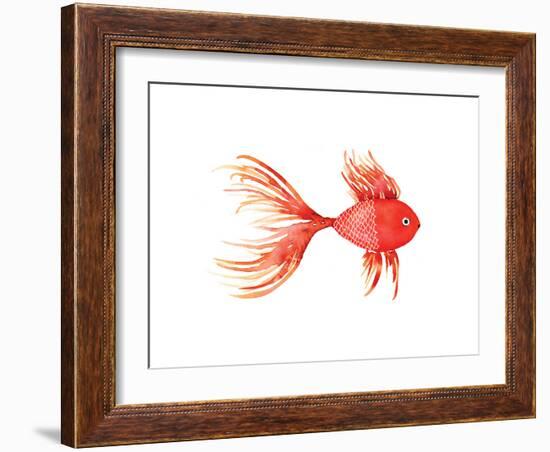 Deep Sea Red Fish-Sara Berrenson-Framed Premium Giclee Print