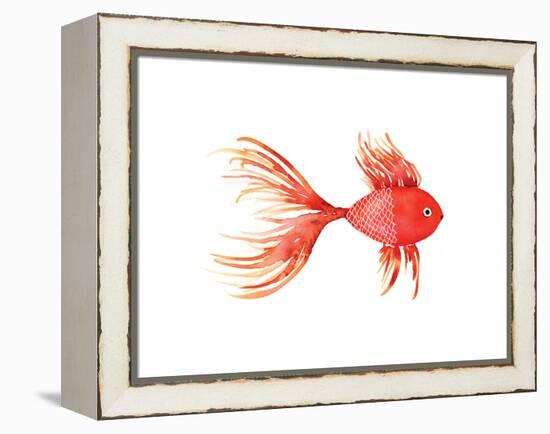 Deep Sea Red Fish-Sara Berrenson-Framed Stretched Canvas