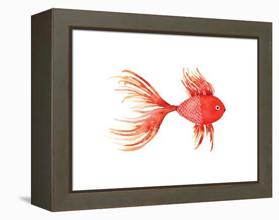 Deep Sea Red Fish-Sara Berrenson-Framed Stretched Canvas