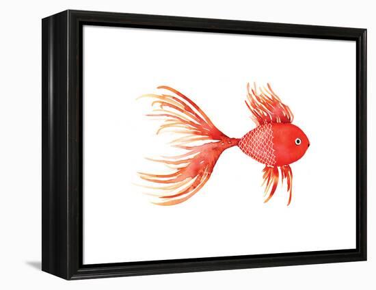 Deep Sea Red Fish-Sara Berrenson-Framed Stretched Canvas