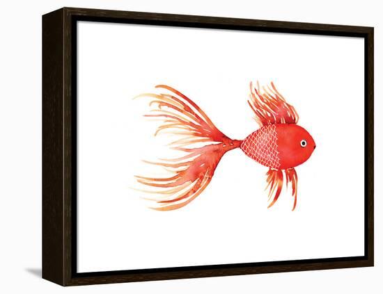 Deep Sea Red Fish-Sara Berrenson-Framed Stretched Canvas