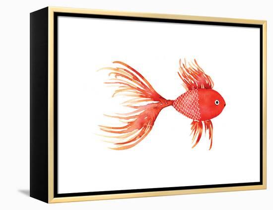 Deep Sea Red Fish-Sara Berrenson-Framed Stretched Canvas