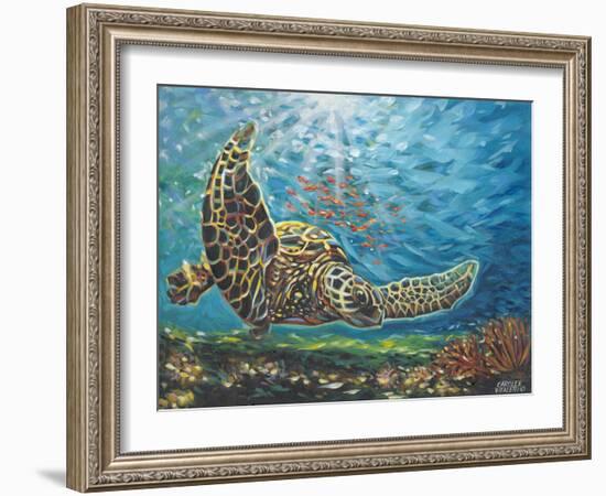 Deep Sea Swimming I-Carolee Vitaletti-Framed Art Print