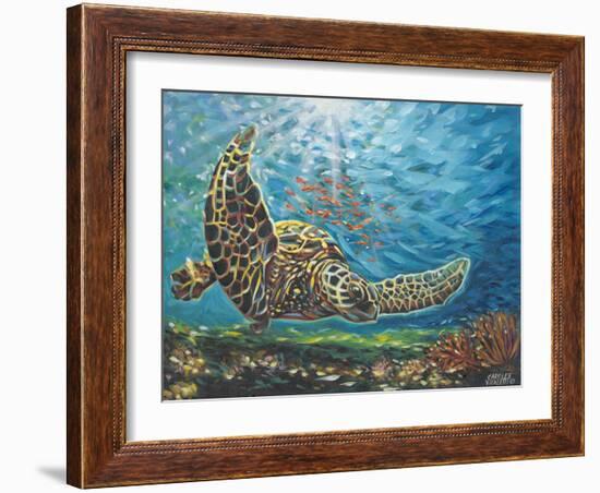 Deep Sea Swimming I-Carolee Vitaletti-Framed Art Print