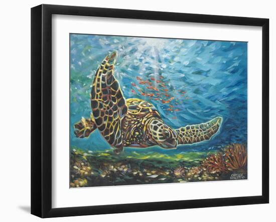 Deep Sea Swimming I-Carolee Vitaletti-Framed Art Print